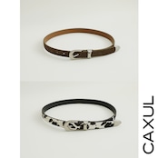 Horse Hair Leather Belt／2color