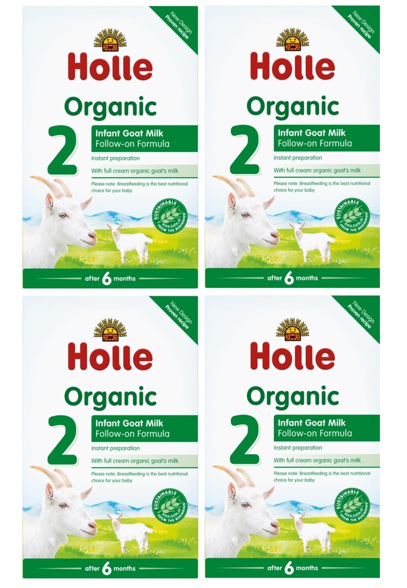 [400g 4箱セット・6カ月から] ホレ オーガニック有機原料使用・ヤギミルク ステップ2 (Holle Organic Infant Goat  Milk Formula) 乳児用ゴート粉ミルク | ロイヤルグディーズ powered by BASE