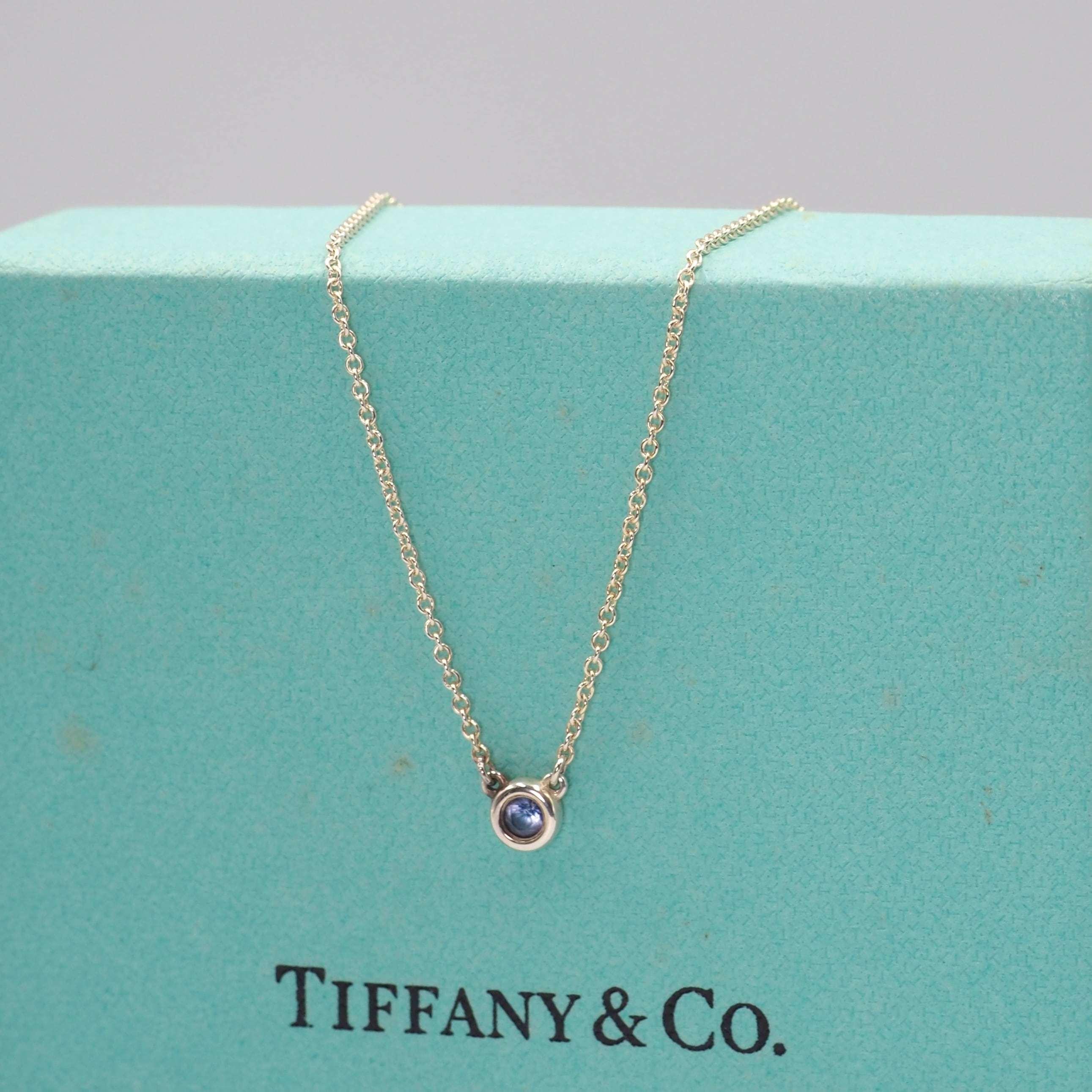 Tiffany&Co. エルサペレッティ カラー バイザヤード タンザナイト ネックレス シルバー925 ティファニー 付属品付き
