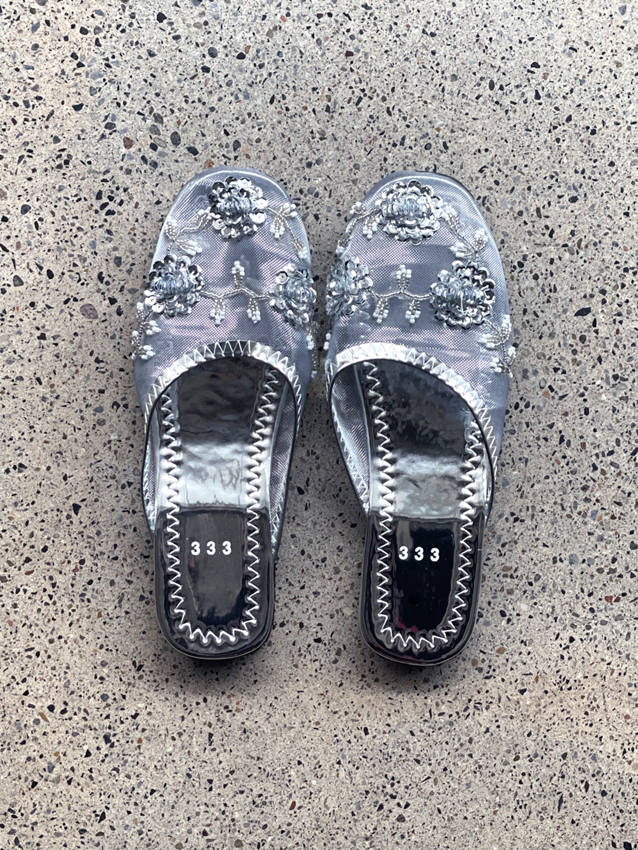 Mesh sandals（Silver）
