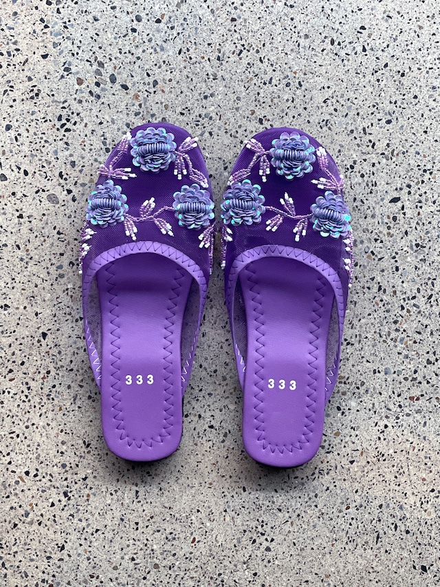 Mesh sandals（Purple）