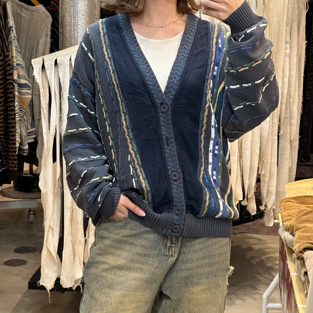 3Dknit cardigan/3Dニット カーディガン