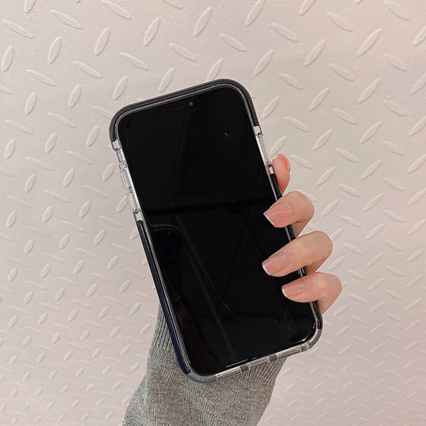 送料無料 スクラップ風 クリア ケース Iphone コラージュ スマホケース ブルー チケット 保護 おしゃれ 大人可愛い Lamitte Deco トレンド 韓国ファッション ショップ Base店