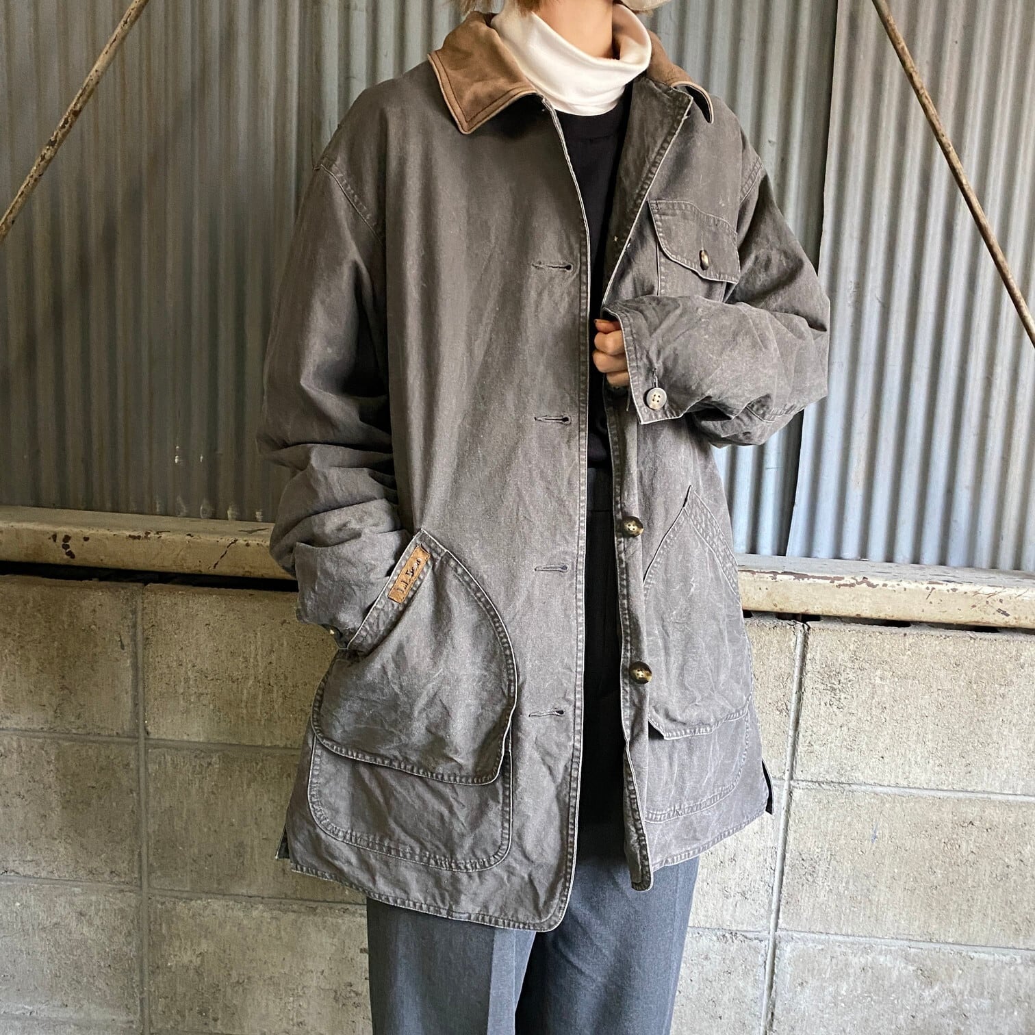 90年代 L.L.Bean エルエルビーン 薄手 ハンティングジャケット 