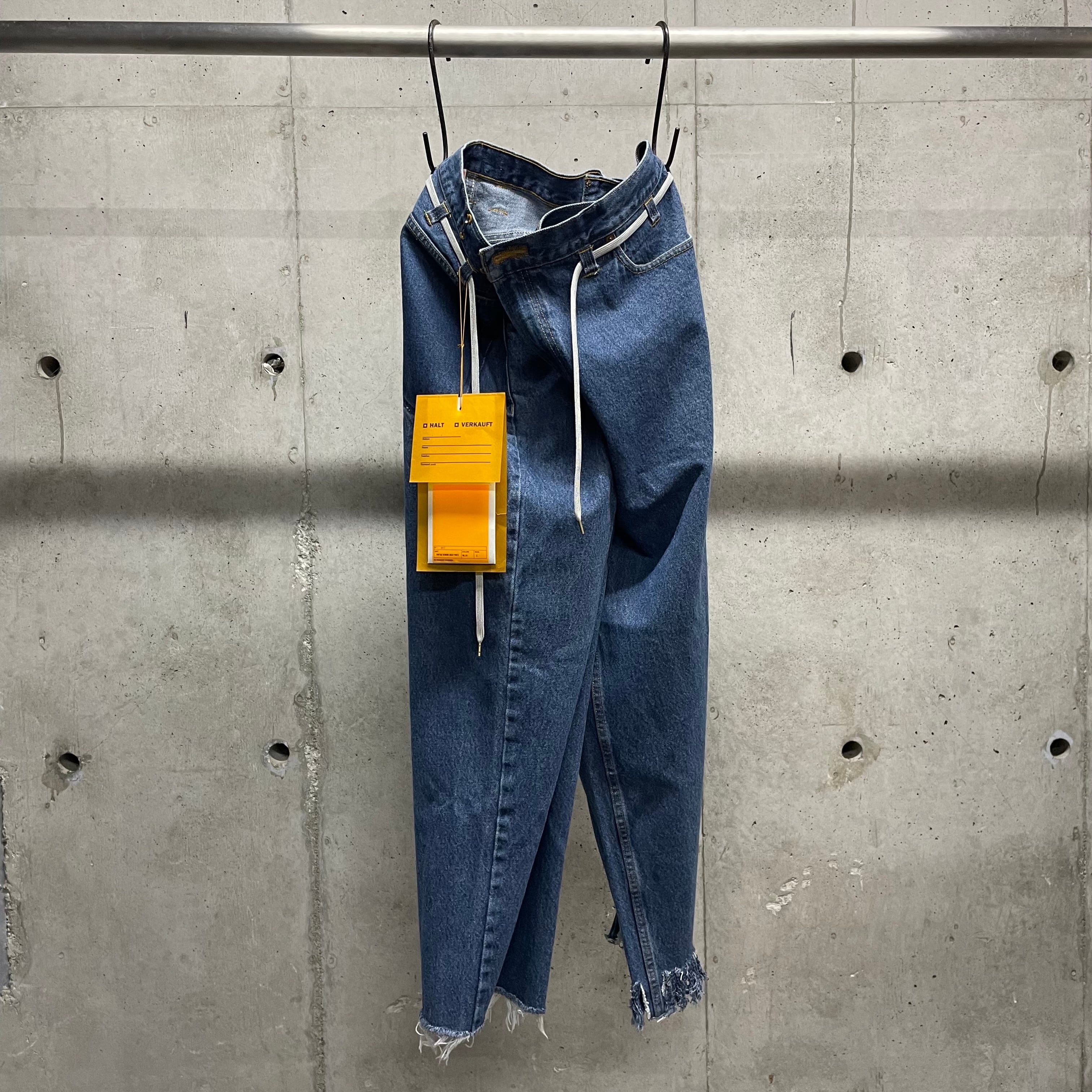 MAISON EUREKA】Ex.VINTAGE REWORK BIGGY PANTS_BLUE(LADY'S) | marfa