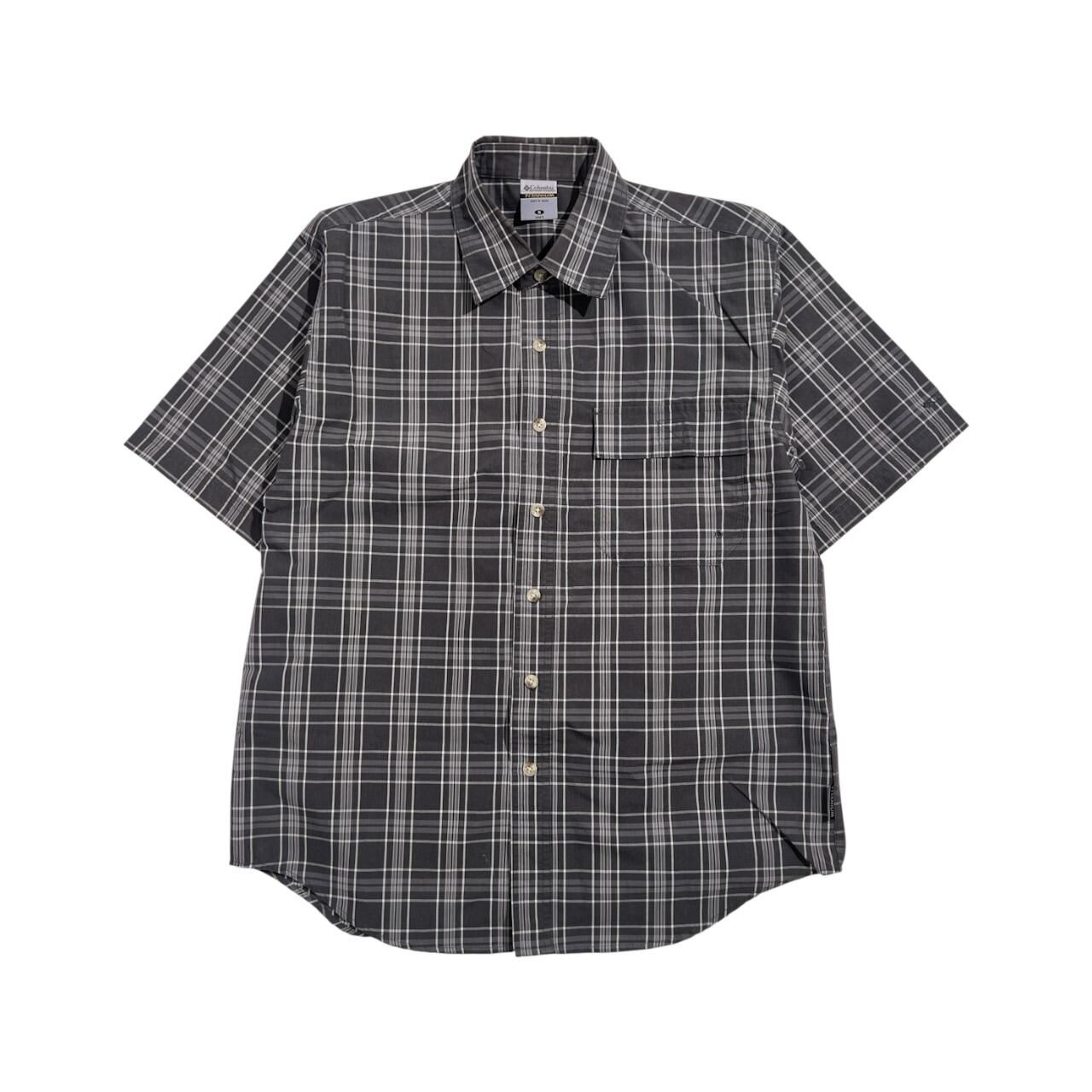 90s PERRY ELLIS ペリーエリス チェックシャツ 90s PERRY ELLIS Rayon×Polyester S/S Shirt / ペリーエリス 金タグ