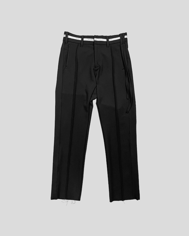 ASKYY / TAILORED EASY SLACKS / BLK