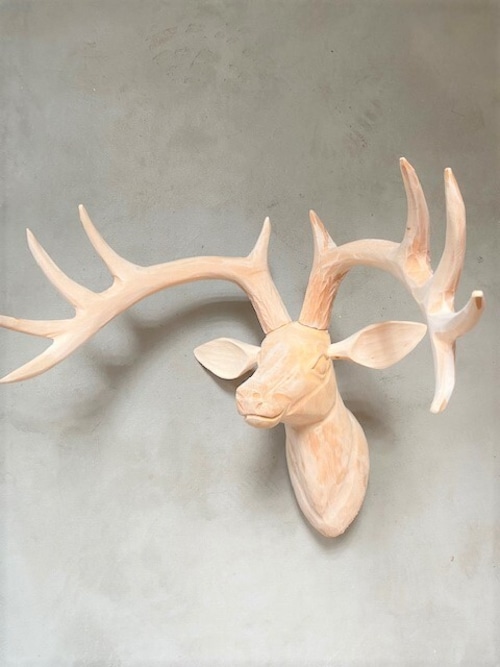 WOOD ANIMAL HEAD / Deer