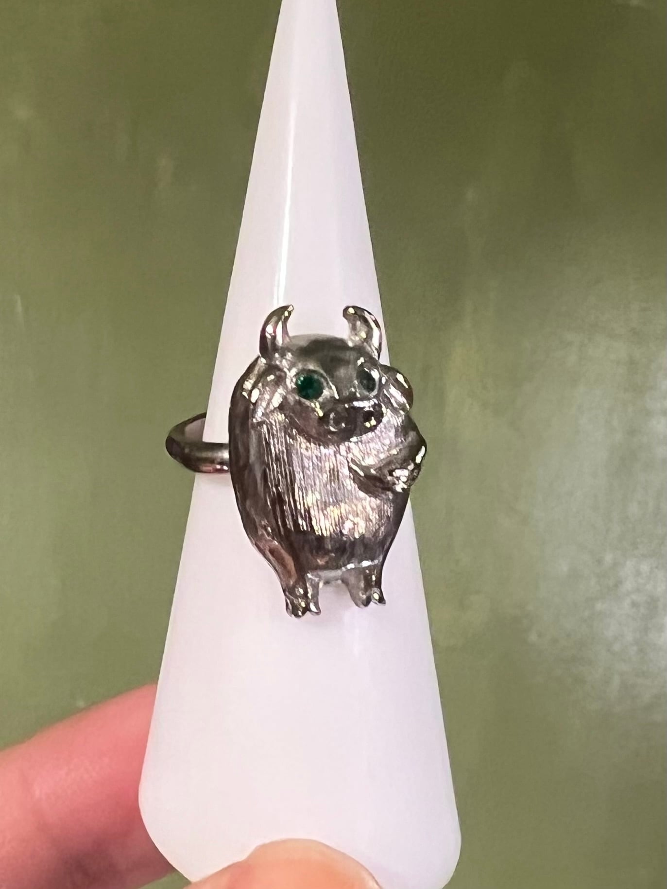調節可能】Vintage silver Cow ring ( ヴィンテージ シルバー 牛 調節可能】Vintage silver Cow ring ( ヴィンテージ シルバー 牛