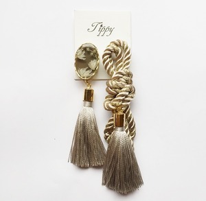rope tassel pierce / earring
