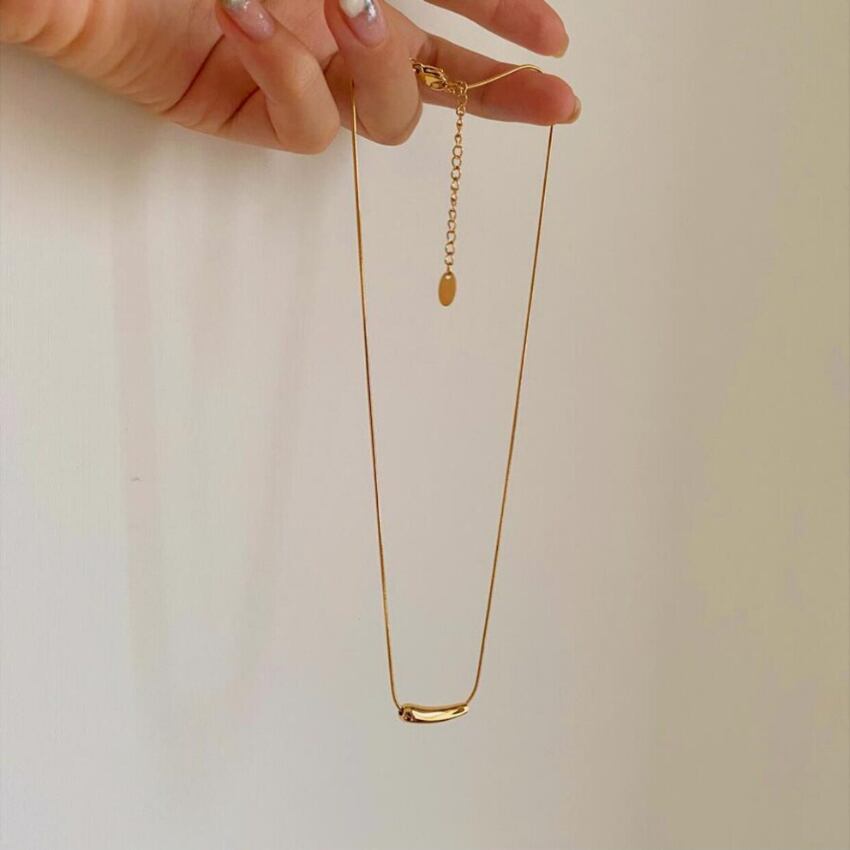 simple pendant necklace　J00512