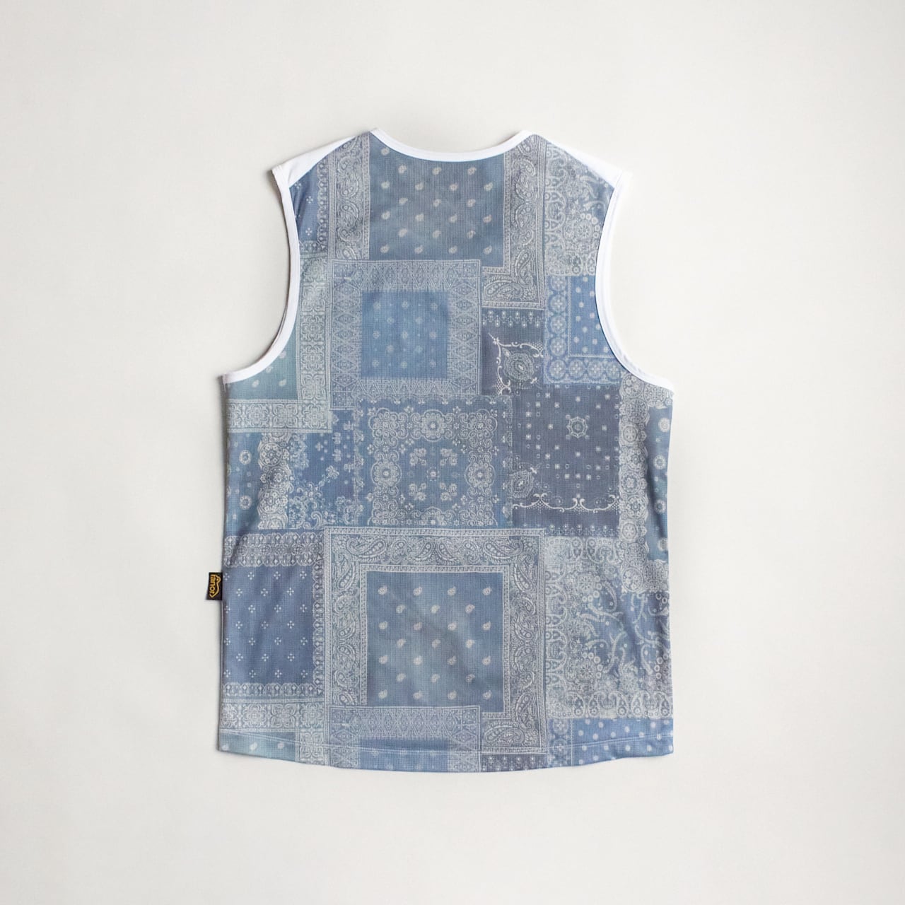 ranor（ラナー）BANDANA BACKMESH NOSLEEVE - S-BLU バンダナバック