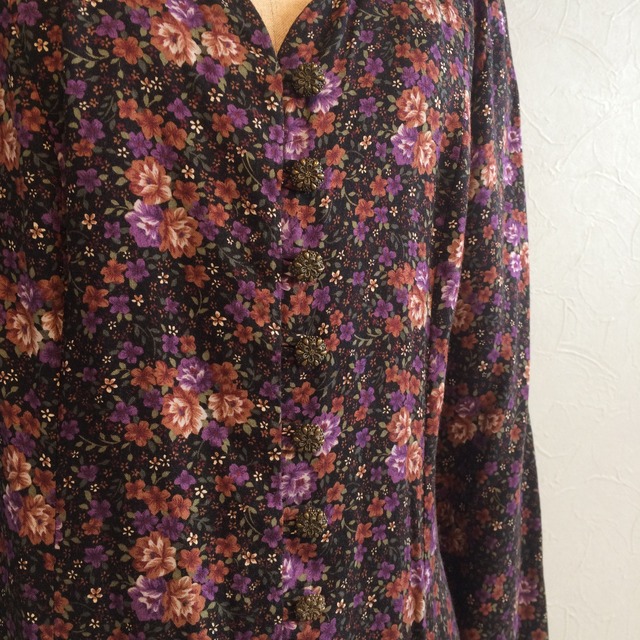 90s flower print dress