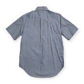 NAUTICA ノーティカ チェック柄 BD 半袖シャツ サイズ M /メンズ/水色系/WRINKLE RESISTANT
