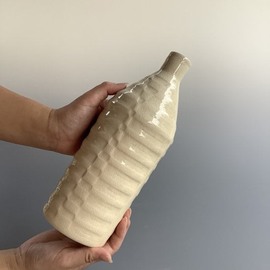 彫文焼酎前割りボトル Carved design shochu pre-dilution bottle
