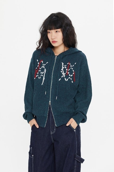 dreamshow チョンロ ☆NCT DREAM チョンロ 着用！！【ROMANTIC CROWN】NAVAJO KNIT HOOD