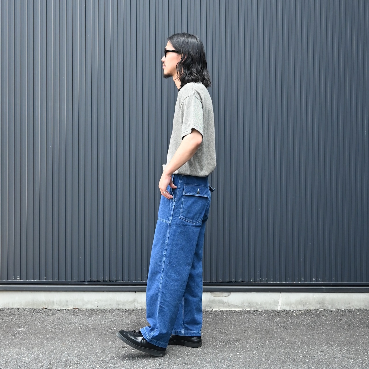 INTERIM / USED SLUB YARN DENIM BAKER PANTS