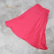 社交ダンス 衣装 スカート ピンク系 チャコット Chacott 日本製 練習 レッスン 無地 シンプル 鮮やか 上品 かわいい 伸縮 ストレッチ おしゃれ 明るい ダンス衣装 イベント ステージ パーティー