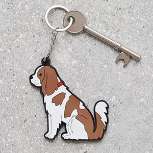 英国犬キーホルダー【キャバリア】 Sweet William 90409-CAVALIER