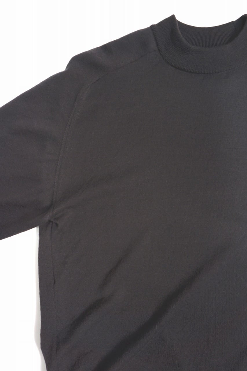 Worsted Merino Mock Neck P/O