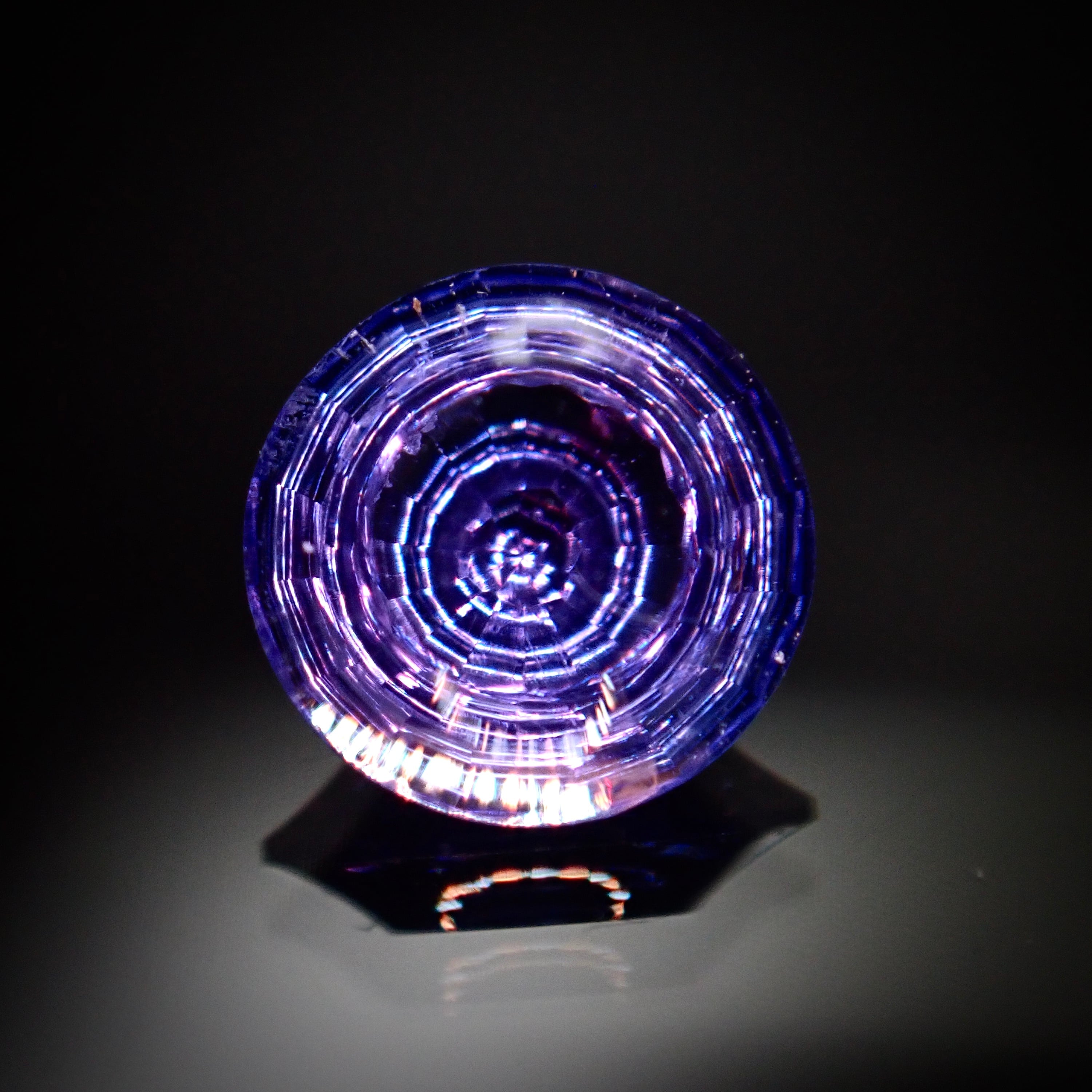 Radiant Kiriko Cut ”瞳”】妖艶な視線 0.57ct 天然 タンザナイト