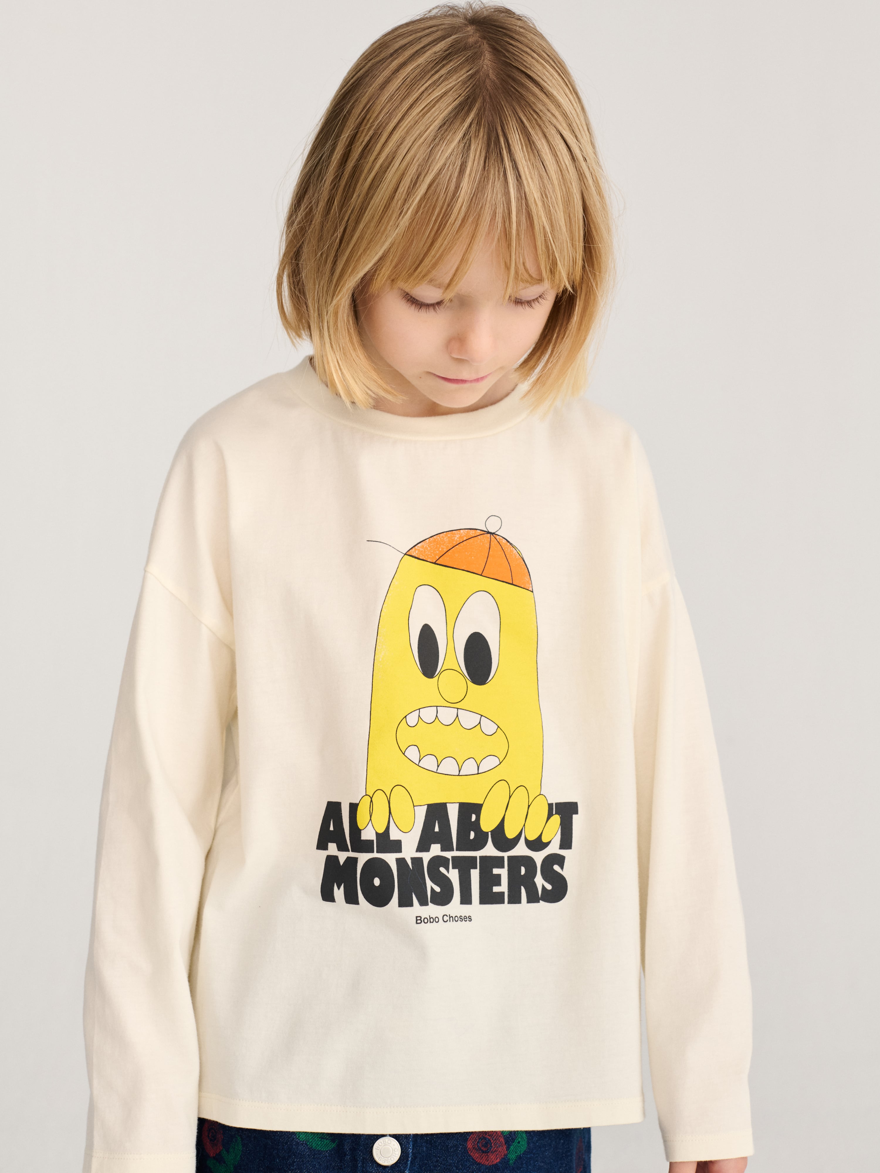 26AW】BOBOCHOSES(ボボショーズ)Bigtooth Lemon Tshirt(2-3y/4-5y/6-7y