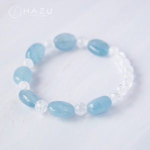 願いを叶える幸福な愛情［アクアマリン／クラック水晶］
