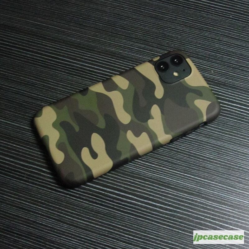 iPhone用カモフラージュケース イタリアンレザー☆迷彩柄】iPhone13 / iPhone13mini / iPhone13Pro