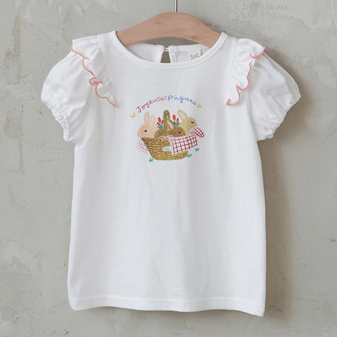 夏ウサギ柄Tシャツ