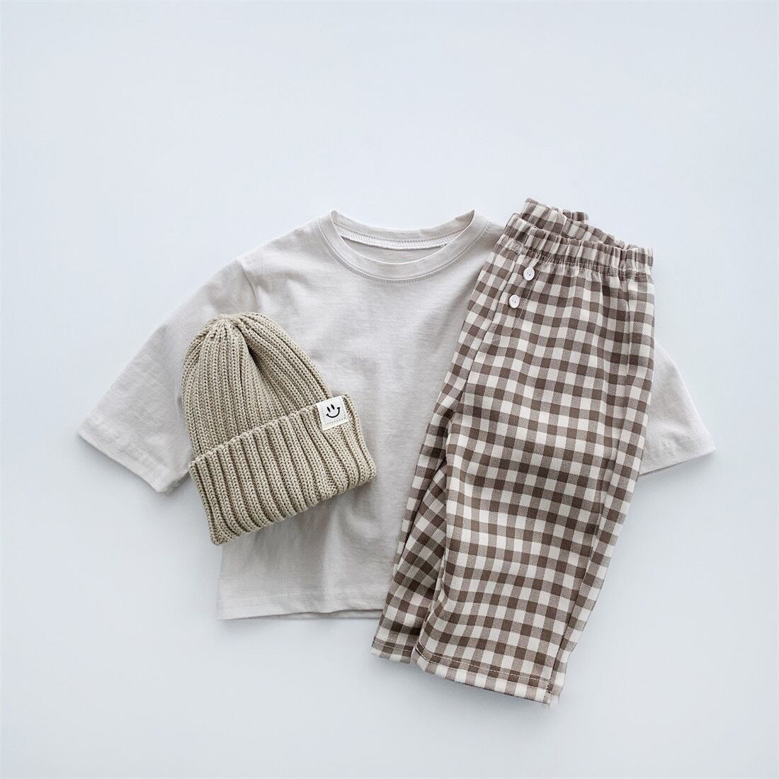 キッズ チェック柄ロングパンツ | N.Leaf キッズ チェック柄ロングパンツ | N.Leaf