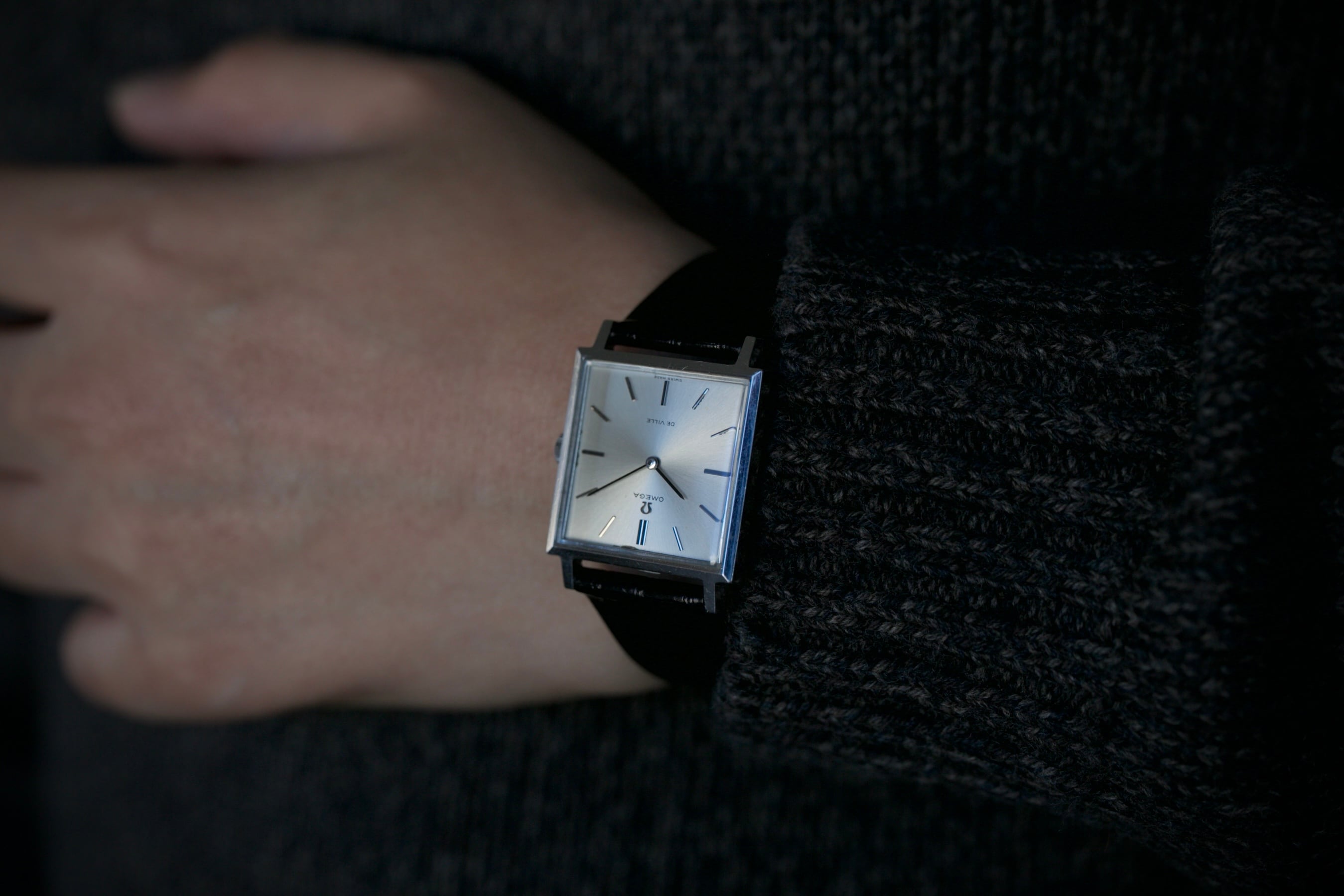 OMEGA】1968年製 オメガ デビル スクエア バーインデックス OMEGA】1968年製 オメガ デビル スクエア バーインデックス