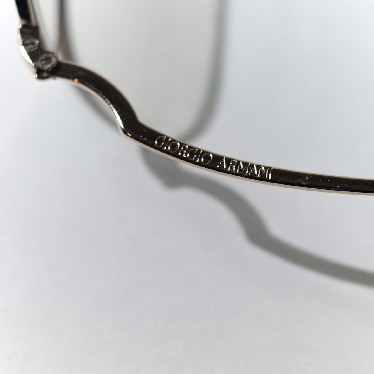 "GIORGIO ARMANI" GOLD EYEWEAR