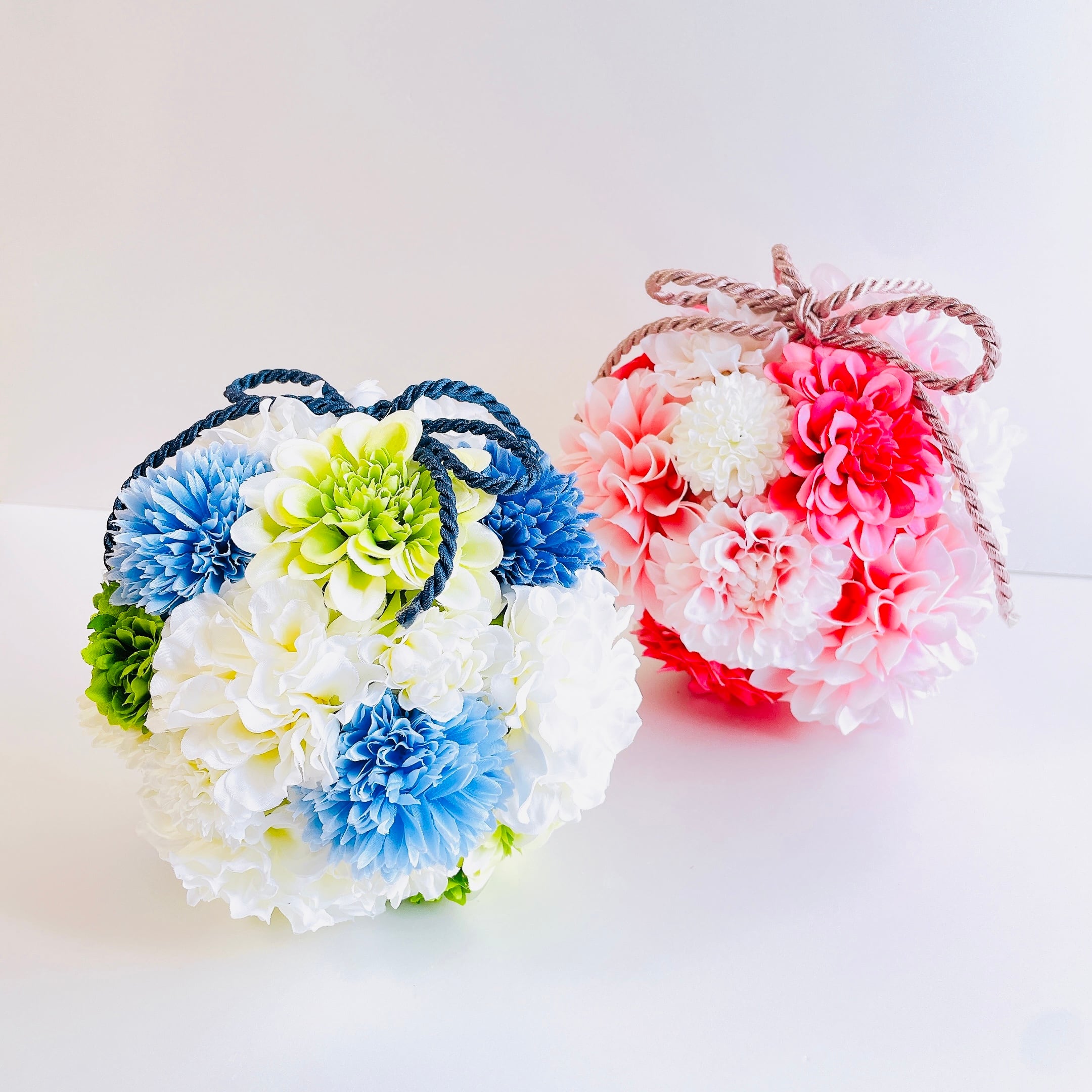 完成品】桜リース | and pur