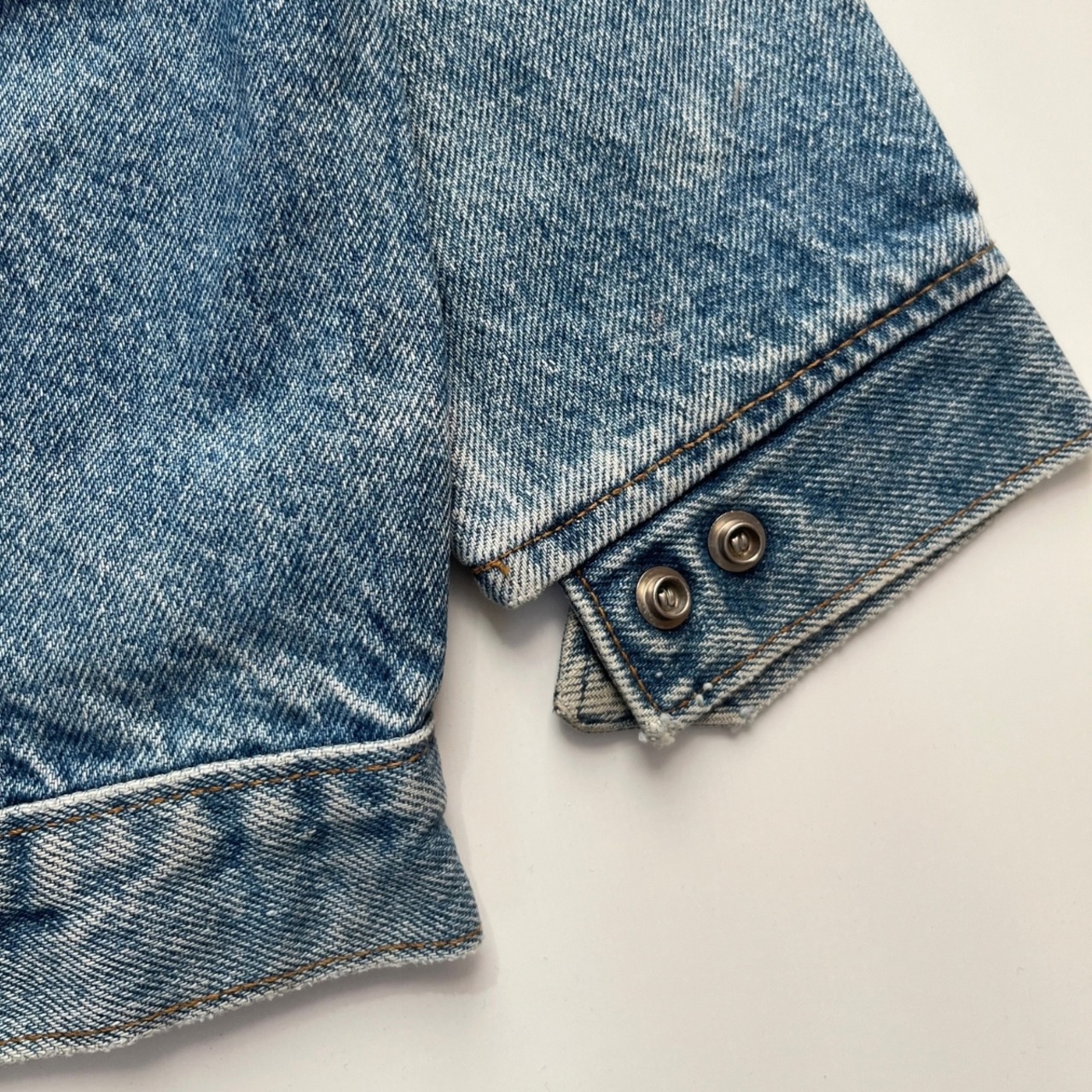 ＜VINTAGE＞Kids Levi's Denim Jacket 7Y (2610JK14)｜キッズ リーバイス ヴィンテージ デニムジャケット オレンジタブ - 6