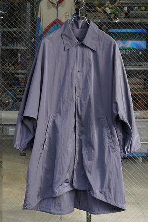 URU(ウル)2018SS HOODED NYLON JACKET/B.GRAY サイズ1 フード欠品 /撥水パッカブル