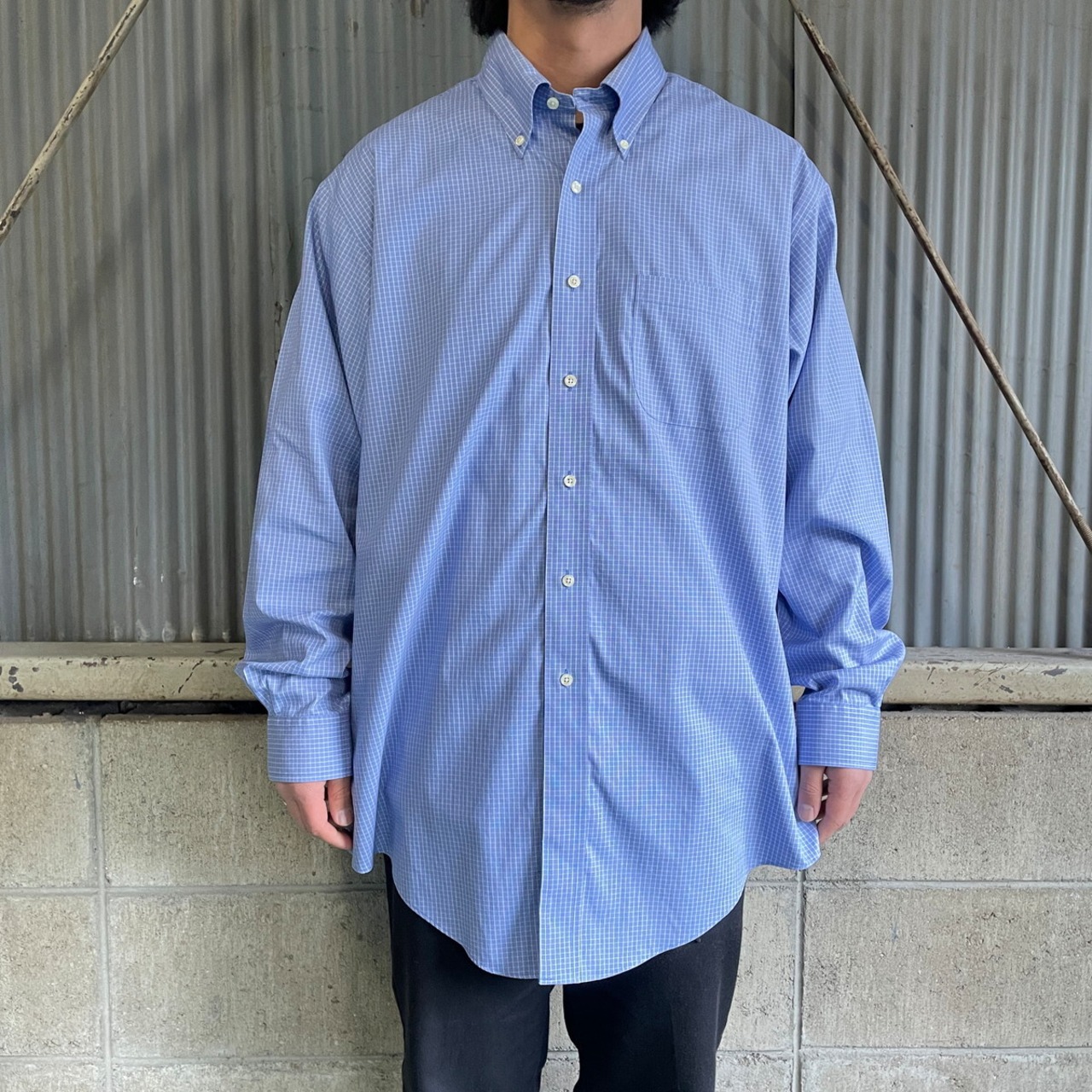 Brooks Brothers ブルックスブラザーズ チェック柄 ボタンダウンシャツ 