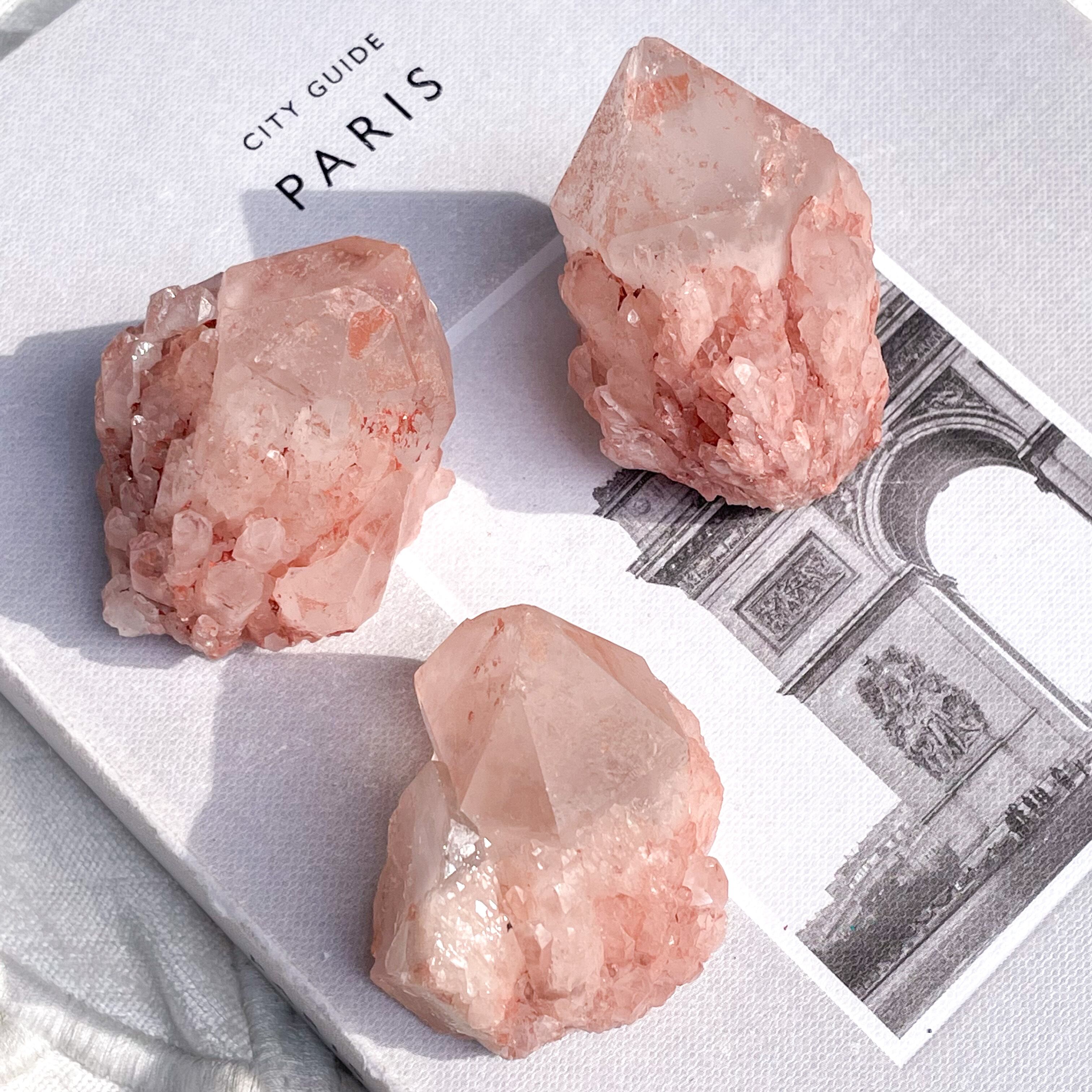 Pink Candle Quartz 3 ✧ ピンクキャンドルクォーツ | FLUXY - 天然石