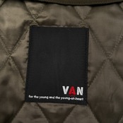 VAN JAC ヴァンヂャケット ワッペン ミリタリー ジャケット モッズ サイズ M /フード/ライナー付き/ダークカーキ