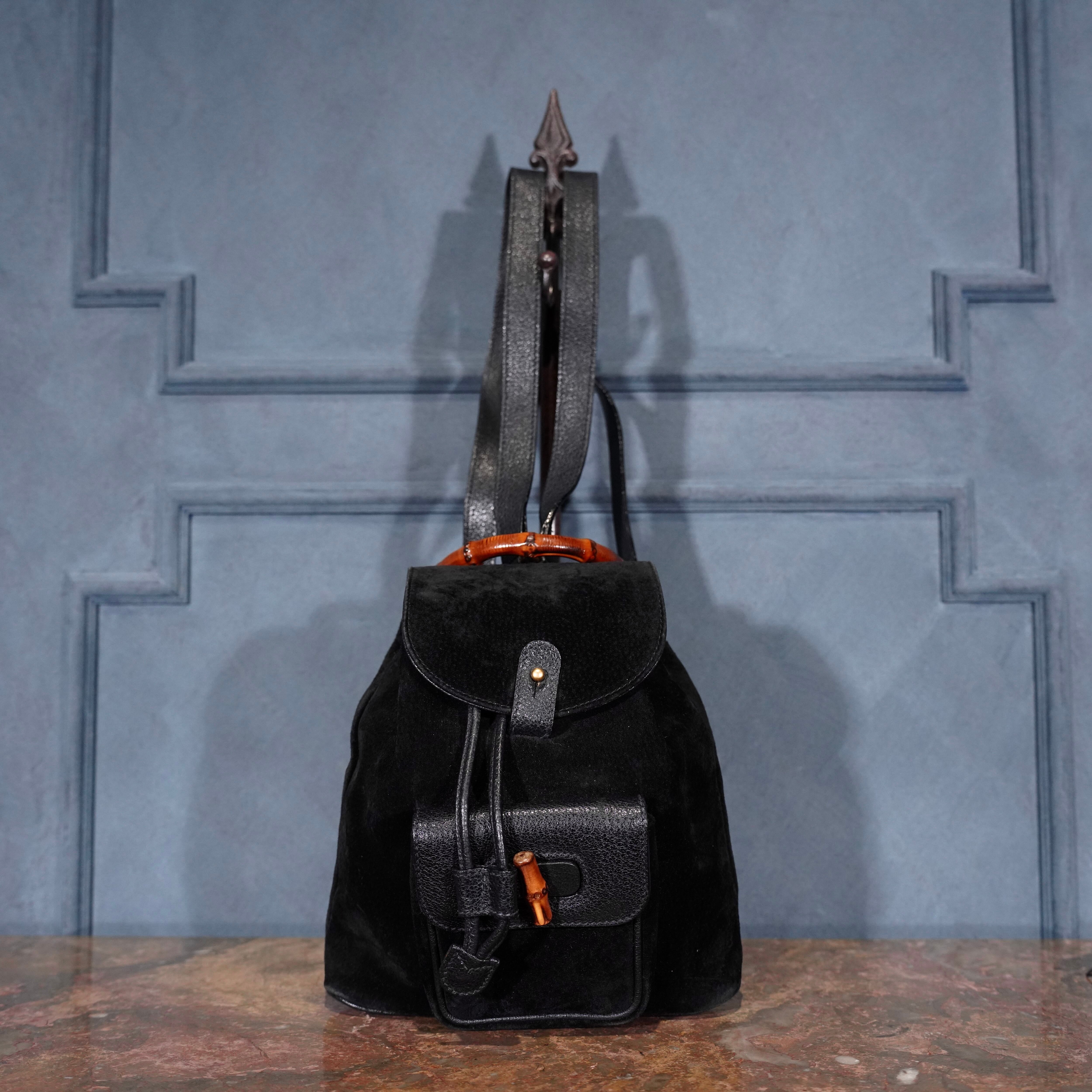 GUCCI BAMBOO LEATHER MINI RUCK SUCK/グッチバンブーレザーミニ GUCCI BAMBOO LEATHER MINI RUCK SUCK/グッチバンブーレザーミニ