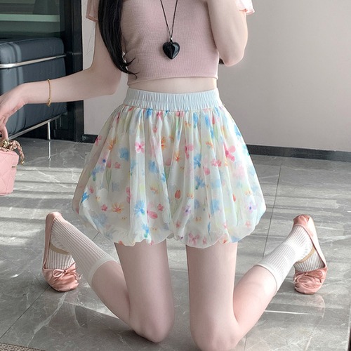フラワーバルーンショートパンツ ・78609