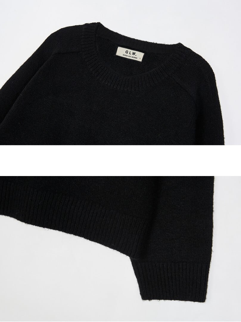 ☆ATEEZ サン 着用！！【GLW】SOFT REGLAN SWEATER KNIT - 7COLOR | もごつ