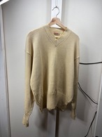 1940s- SAND Vintage Plain Lettered Sweater