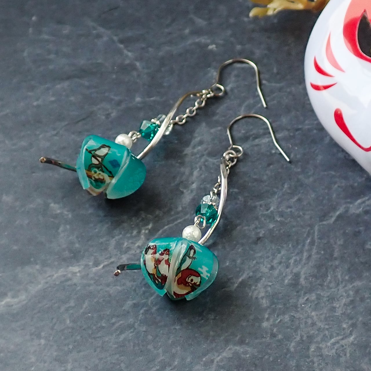 妖鬼灯-金魚づくし-のイヤリング・ピアス