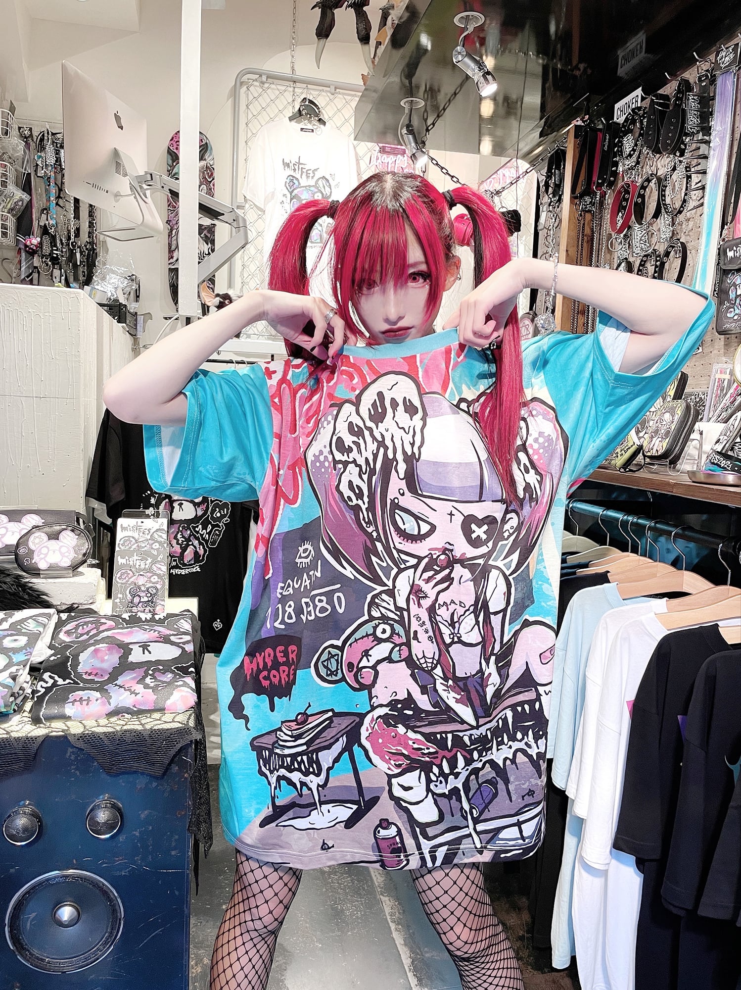 T-368A BLOODY CHERRY Tシャツ | HYPER CORE powered by BASE