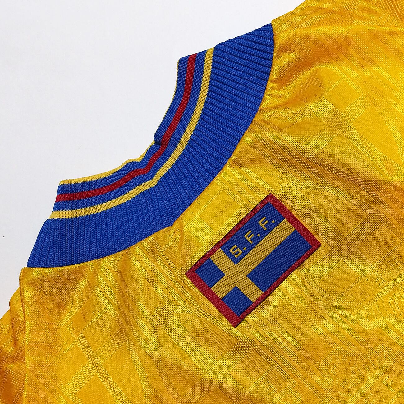 スウェーデン代表 1996 adidas ホーム半袖 ユニフォーム（インポートL
