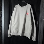 00s Champion PREMIUM REVERSE WEAVE HYDRITE 刺繍ロゴ スウェット グレー XL