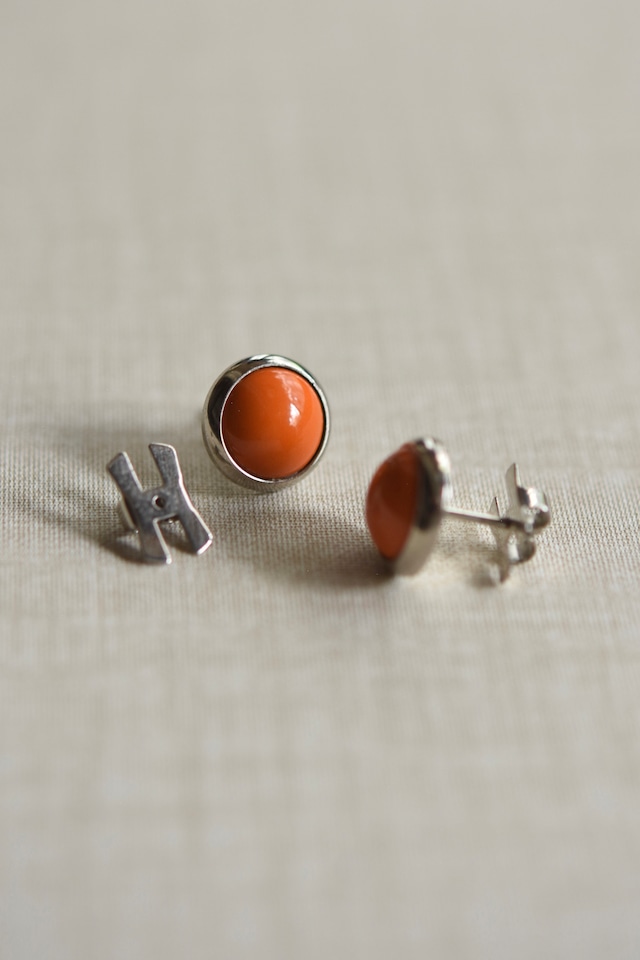 IORI/"HERMES" pierced earring/Eclipse round