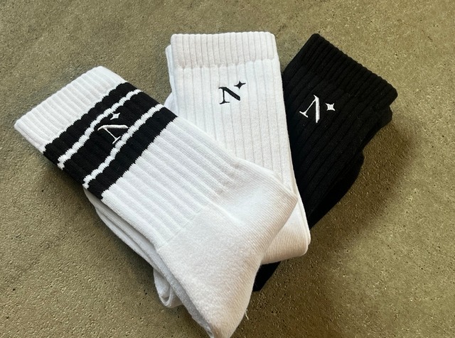 NAVYS ORIGINAL N LOGO SOCKS  (LADIES)