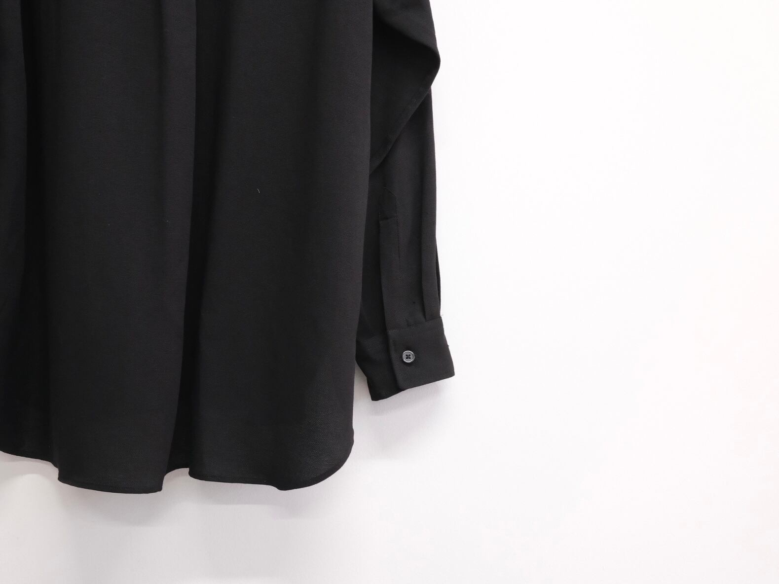 ULTERIOR” TA/L MESH SKIPPER SHIRT BLACK” | Lapel online store