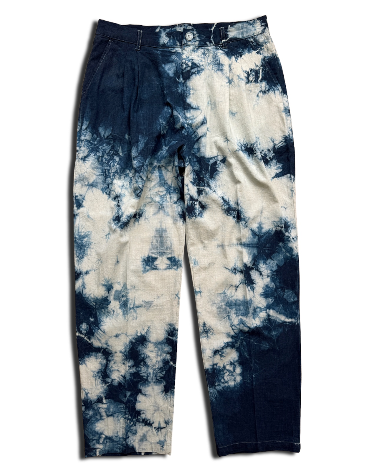 【2着限定販売 / 最短即日発送】藍染め開襟シャツセットアップ MARIN